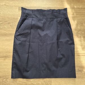 Kate Spade Navy Blue Pencil Skirt 10